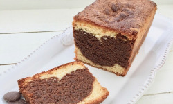 Les Desserts d'Ici - Le Cake Marbré Chocolat-vanille
