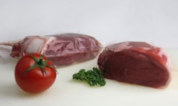 La Ferme de Cintrat - Rôti de porc plein air dans le jambon