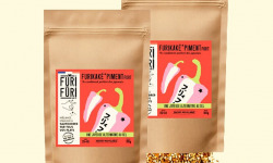 FuriFuri - Condiment sésame & algues- Furikaké- éco recharge Piment Fort Duo