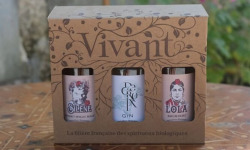 Alcools Vivant - Coffret Whisky Gin Rhum 3x20cL