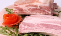 La Ferme du Louvier - Petit salé cuit 500g de porc élevé en plein air