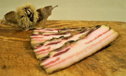 Charcuterie Mannei - Panzetta Fermière de Porc Noir Nustrale - Sans nitrites - En Tranches