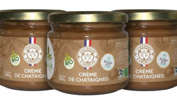 La vallée des châtaigniers - Lot de 3 pots de crème de marron BIO Ardéche 360gr
