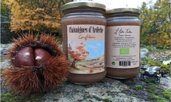 L'Aubre Fruchau - Confiture de châtaignes et marrons d’Ardèche BIO 12x360g