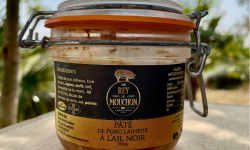 Lou Rey du Cochon - Pâté de porc laineux à l'ail noir 180g