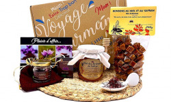 Le safran - l'or rouge des Ardennes - Coffret cadeau " Douceurs de Miel "