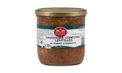 La Ferme Elizaldia - Saucisses Confites Lentilles 750g