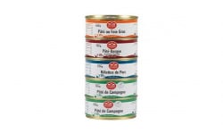 La Ferme Elizaldia - Filet de 5 pâtés mélange 125g
