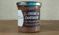 La Ferme des Ecureuils - Crème de châtaignes Bio au chocolat au lait – 220g