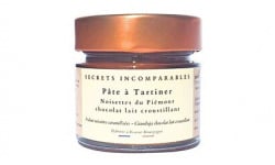 Secrets Incomparables - Pâte à Tartiner Noisette du Piémont IGP Chocolat Lait Croustillant 100g