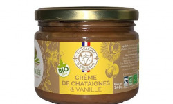 La vallée des châtaigniers - Crème de châtaigne à la vanille BIO Ardèche