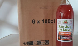 Le Domaine du Framboisier - Les Jus de Louis Pomme/Groseille 100% Pur Jus 6x1L
