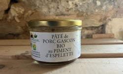 Ferme du Roussel - Paté de campagne de porc gascon au piment d'Espelette 190g