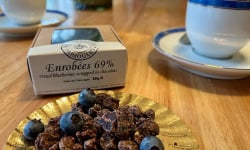 Myrtilles du Trimoulet - Myrtilles séchées enrobées au Chocolat Noir 69%