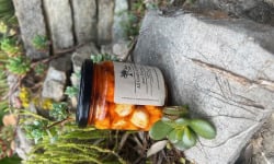 L'OLIVERAIE DU COUDON - Ail Confit à l'Huile avec Piment  200gr
