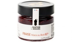 Le sentier des Bergers - Confiture extra de fraises Mara des Bois 1 x 200g