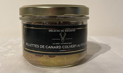 Délices de Sologne - Rillette de canard colvert au foie gras - 185g