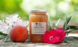 L'OLIVERAIE DU COUDON - Confiture de pêche  BIO 300Gr