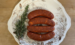 La Ferme Durbois - Saucisses de toulouse basquaise x4- 425 Gr