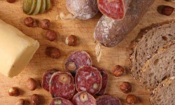 La Ferme du Louvier - Saucisson sec Noisette 200g de porc élevé en plein air