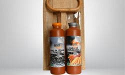Adal Terra - Coffret cadeau - Coffret Huiles de Sésame Toasté Biodynamique et Tournesol Bio 2X200ml