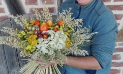 Ferme de la ville basse - Bouquet de fleurs séchées de saison L