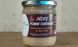 La Ferme des Ecureuils - Délice Pommes Châtaignes Bio – 400g