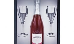 Champagne Deneufchatel - Coffret AOC Champagne Rosé + Flûtes