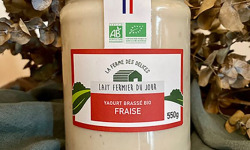 La Ferme des Délices - Yaourt brassé BIO - Fraise 550g