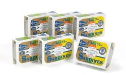 SARL Kerbriant ( Conserverie ) - Sardines à l’huile d’olive et citron - Lot de 6