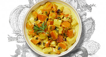 La Brouette - Pour 2 Pers. - Curry Doux De Légumes D'hiver Aux Cramberries