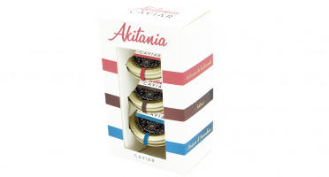 Akitania, Caviar d'Aquitaine - Coffret Les Crus Akitania 3x10g