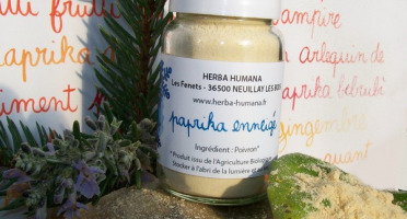 HERBA HUMANA - Paprika Enneigé Cultivé en France 30g
