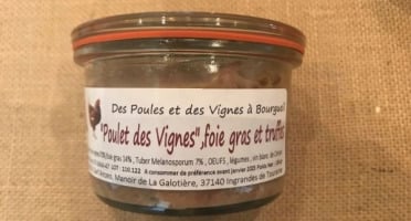 Des Poules et des Vignes à Bourgueil - Poulet des Vignes, foie gras et truffes