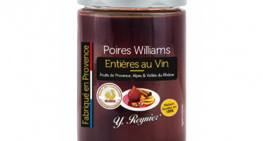 Conserves Guintrand - Poires Williams Entières Au Vin AOP Côtes du Ventoux - Y. Reynier - Bocal 580ml