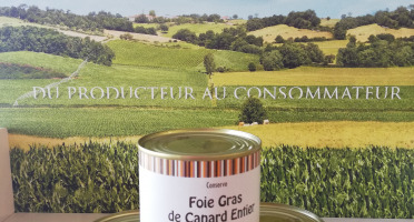 Terres d'Adour - Lot de 3 Foie Gras de canard entier boite 180g conserve