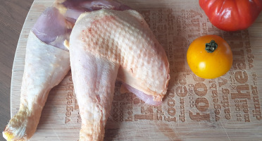 Les Volailles de la Garenne - Cuisses poulet fermier Label Rouge x 4