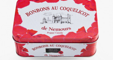 Des Lis Chocolat - Bonbons Au Coquelicot De Nemours, Boîte Fer De 160g