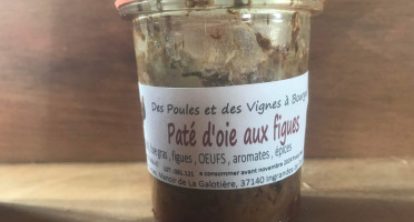Des Poules et des Vignes à Bourgueil - Pâté d’oie aux figues