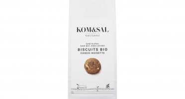Kom&sal - Biscuits chocolat noisette - 120g