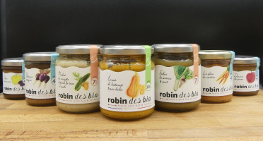 Robin des bio - Lot Découverte 15 Petits Pots Bébé-5 Recettes: Butternut, Betterave, Carotte, Poireaux Et Courgettes
