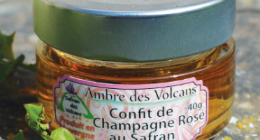 Safran des Volcans - Confit de Champagne Rosé au Safran 40g