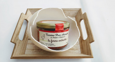 La Ferme Enchantée - Terrine Pure Autruche au Piment d'Espelette - 180 gr