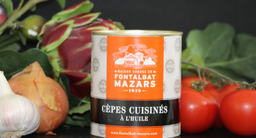 Fontalbat Mazars - Cèpes frais cuisinés à l'huile - 460g