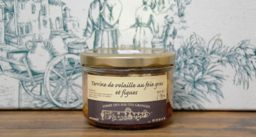 Ferme des Hautes Granges - Terrine de volaille foie gras et figues - 190 g