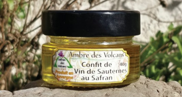 Safran des Volcans - Confit de Sauternes au Safran 40g