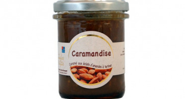 Les amandes et olives du Mont Bouquet - Caramandise 200 g - Pâte à tartiner caramel et amandes