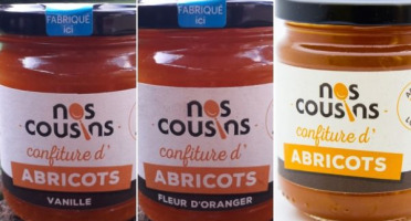 Nos cousins Conserverie - Trio De Confitures: Abricot, Abricot-vanille, Abricot-fleur D'oranger 3x240g