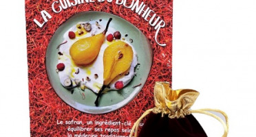 Le safran - l'or rouge des Ardennes - Pack Livre "La cuisine du bonheur" et Safran sec en filaments :0.25gr