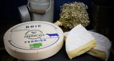 Ferme de La Tremblaye - Brie Fermier Bio Au Lait Cru 1kg